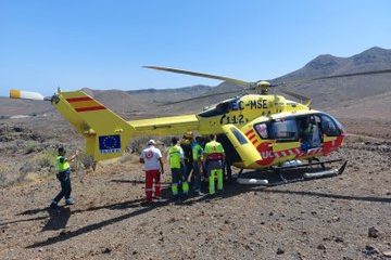 HOMBRE ACCIDENTADO GRAVE EN SANTA LUCÍA1 28-5-25
