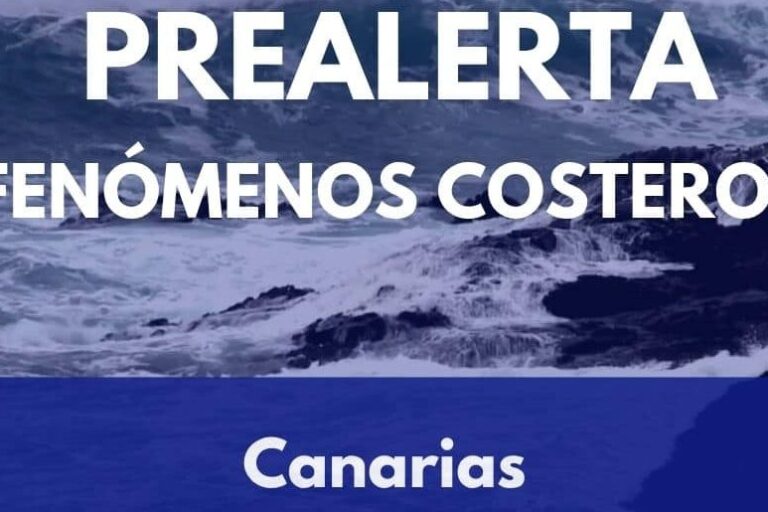 PREALERTA POR FENÓMENOS COSTEROS EN CANARIAS 30-6-25