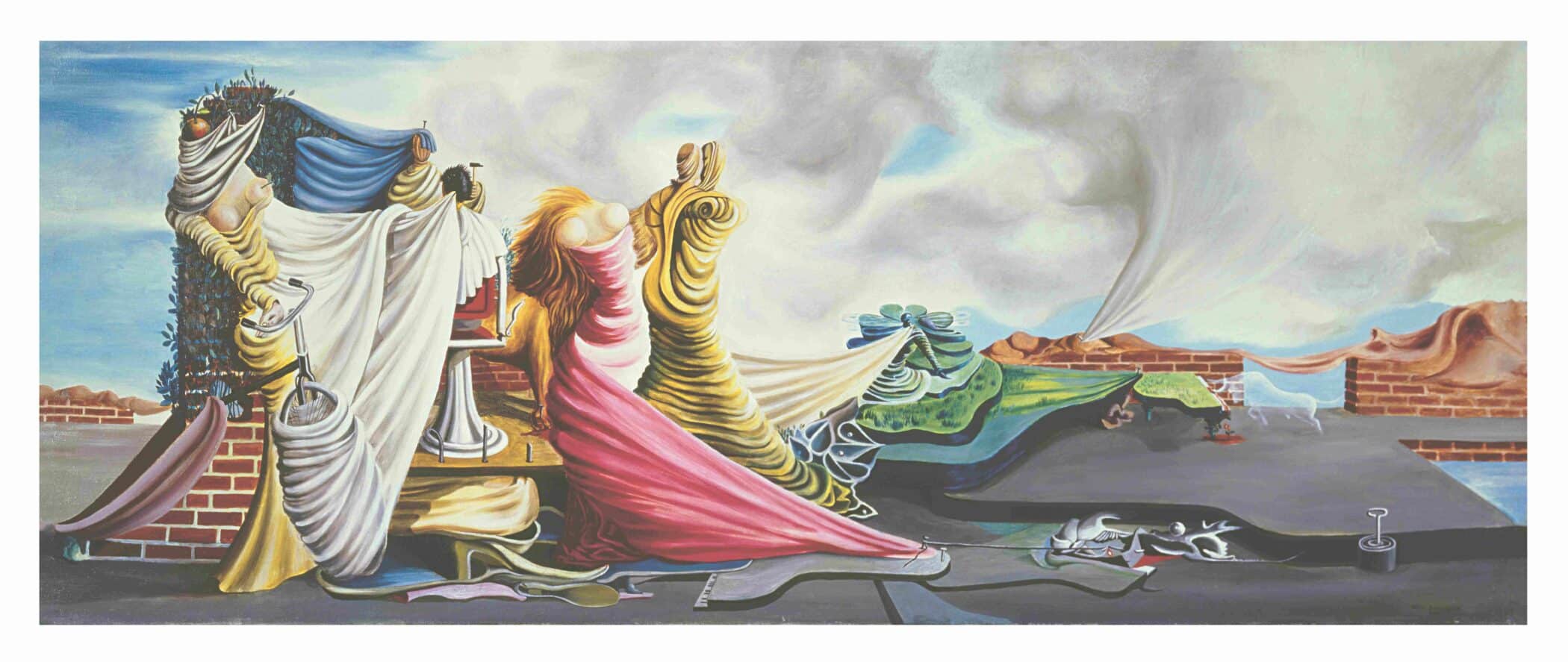 Personajes surrealistas (1937), de Óscar Domínguez. (Colección particular)
