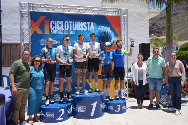 Pódium absoluto masculino y femenino