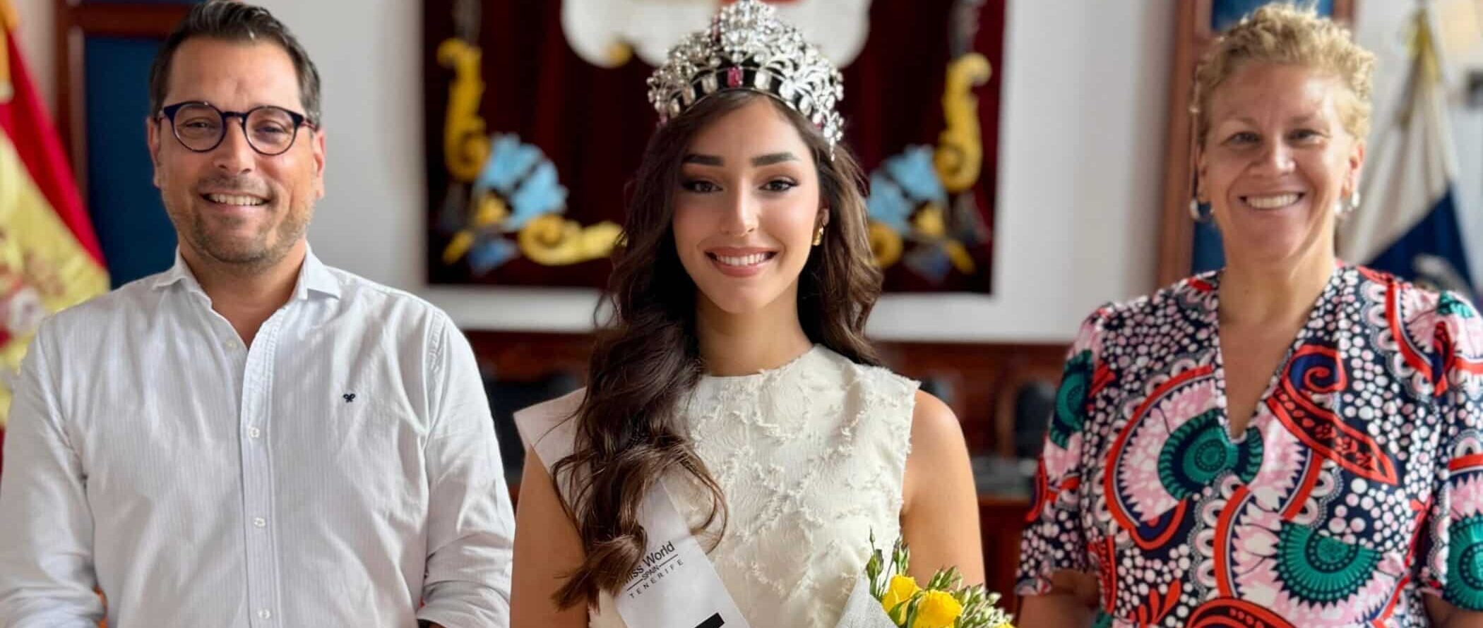 090725 Recepci�n Carla Hern�ndez Miss World Tenerife 2025