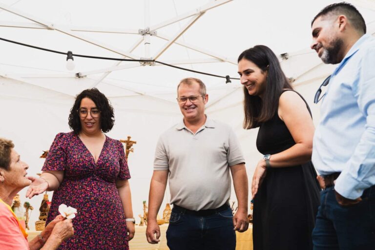 120725 Autoridades insulares y municipales en la inauguración oficial de la Feria Insular de Artesanía y Gastronomía de La Gomera