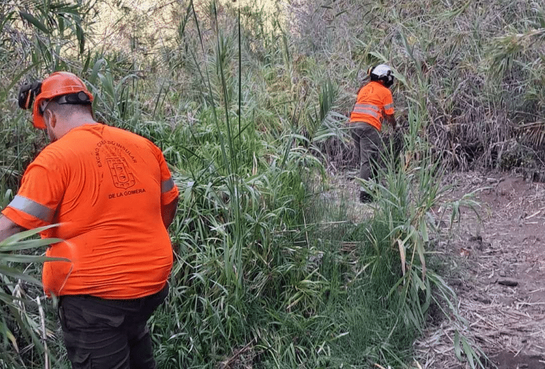 220725 Trabajos de acondicionamiento del sendero El Guro – Salto del Agua, en Valle Gran Rey, La Gomera