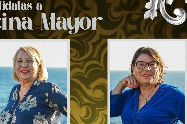 Cartel candidatas Reina Mayor de las fiestas Puerto de Santiago 2025