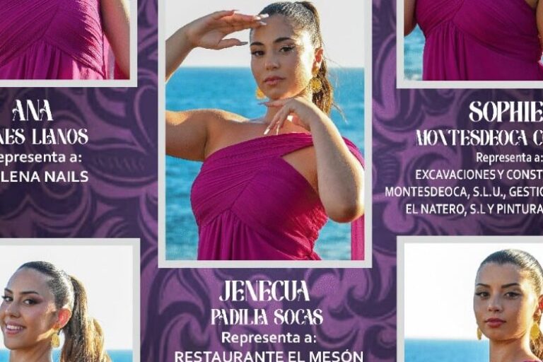 Cartel candidatas a Reina Adulta Puerto de Santiago