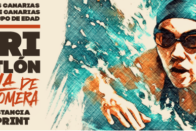 Cartel triatlón