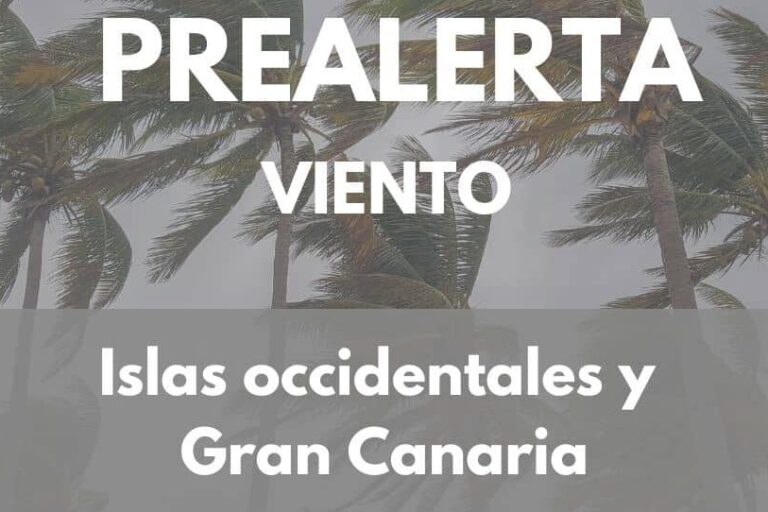FINALIZA LA ALERTA POR VIENTO EN GRAN CANARIA Y LA GOMERA PASANDO A PREALERTA 19-7-25