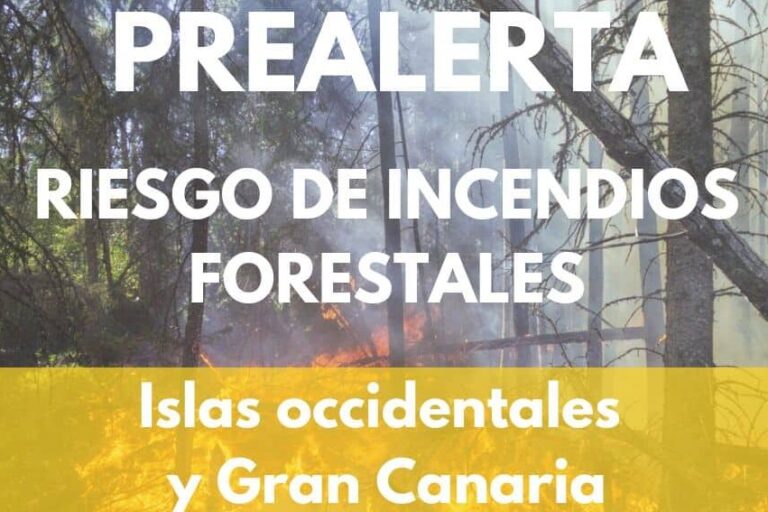 FINALIZA LA PREALERTA POR INCENDIOS FORESTALES EN CANARIAS 1-7-25