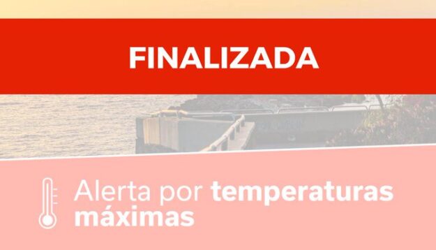 FINALIZADA ALERTA POR TEMPERATURAS MÁXIMAS EN CANARIAS 1-7-25