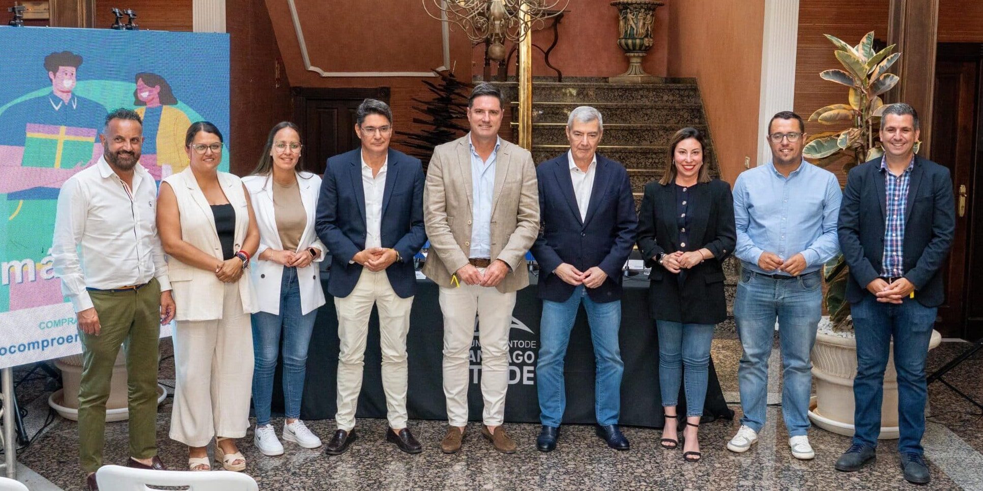 Foto presentación II edición Bonos Consumo Santiago del Teide