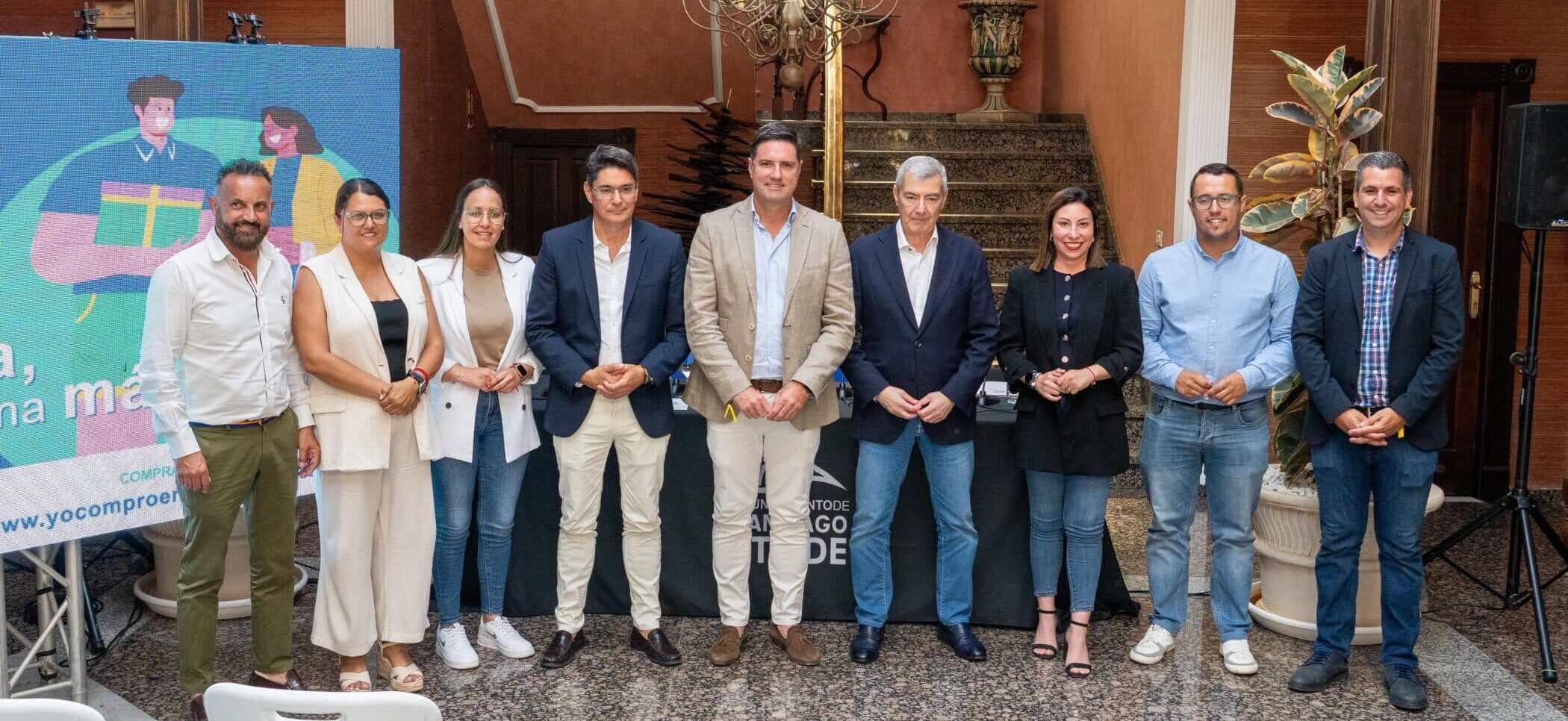 Foto presentación II edición Bonos Consumo Santiago del Teide