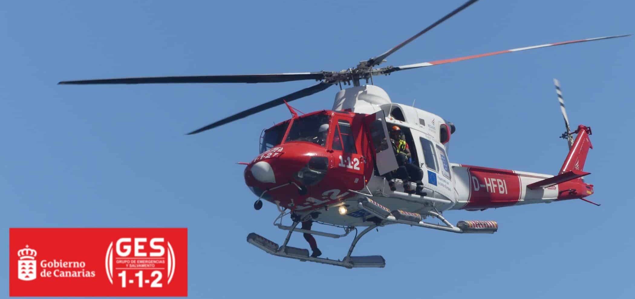 HELICÓPTERO DEL GES-VALLE GRAN REY 4-7-25