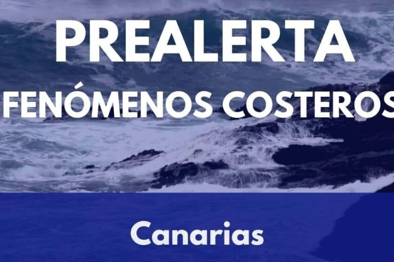 PREALERTA POR FENÓMENOS COSTEROS EN CANARIAS 3-7-25