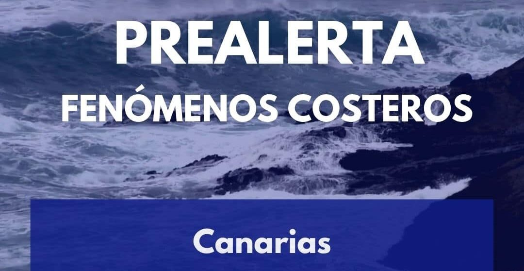 PREALERTA POR FENÓMENOS COSTEROS EN CANARIAS 3-7-25