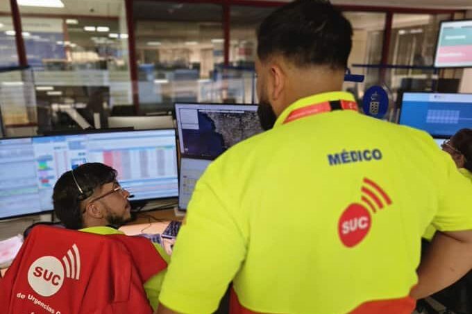 SERVICIOS DE EMERGENCIA RESCATAN A UN HOMBRE CON SIGNOS DE AHOGAMIENTO EN CANDELARIA 8-7-25