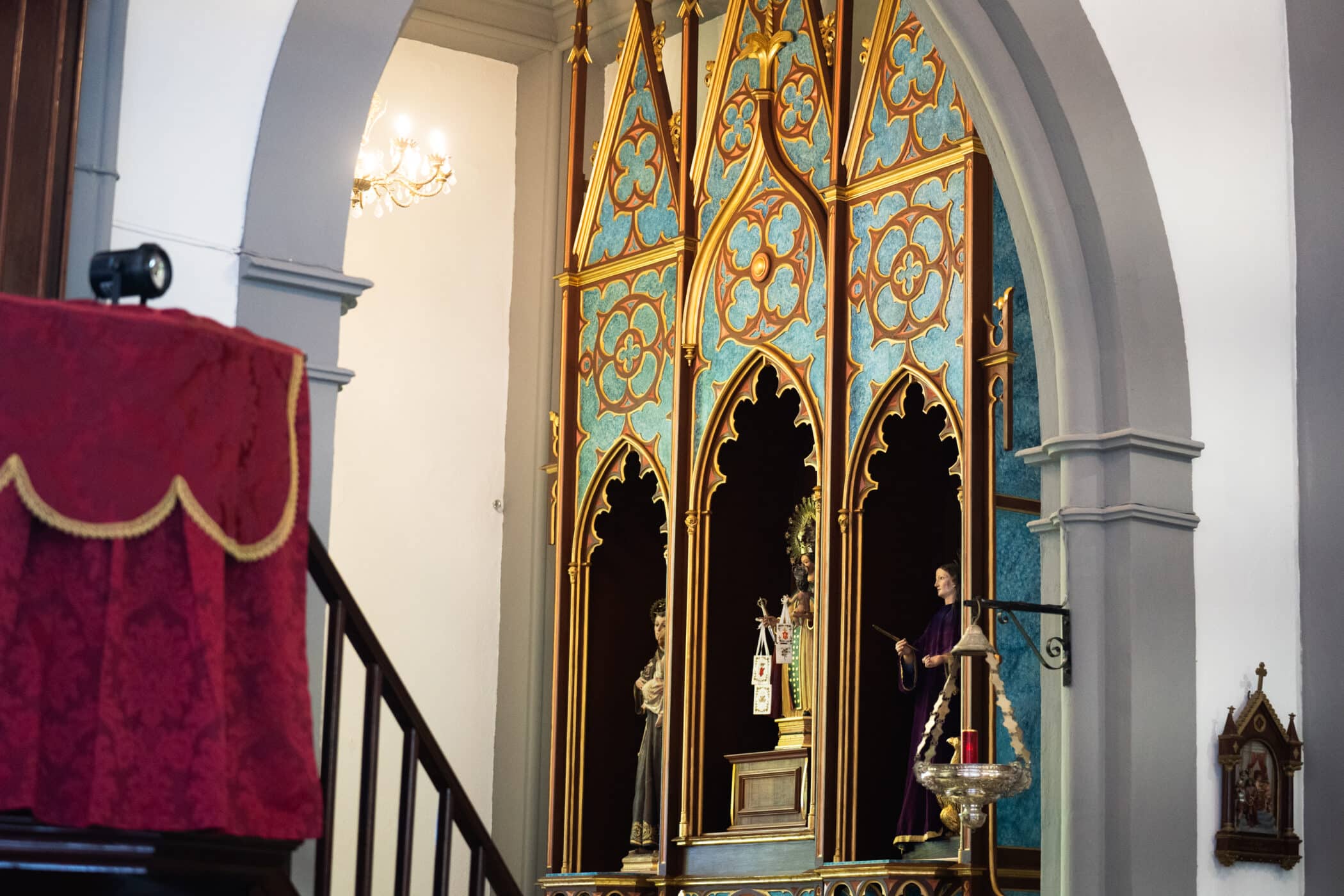 270825 retablo de Nuestra Señora de Las Mercedes en Agulo, La Gomera