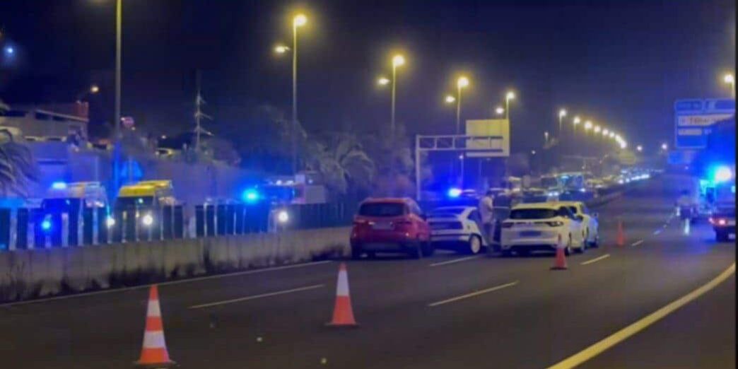 ACCIDENTE EN LA TF-5 EN LA MADRUGADA DE ESTE SÁBADO 23-8-25