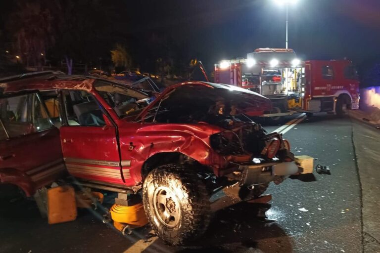 Accidente de tráfico en Adeje (1)