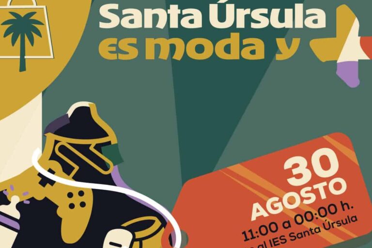 Cartel ‘Santa Úrsula es moda y más’
