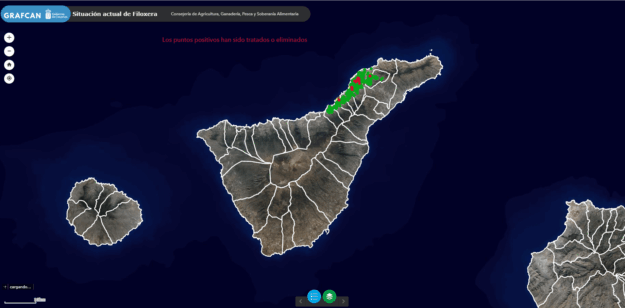 EL GOBIERNO PUBLICA UN MAPA CON LA EVOLUCIÓN EN TIEMPO REAL DE LAS PROSPECCIONES PARA EL CONTROL DE LA FILOXERA 22-8-25