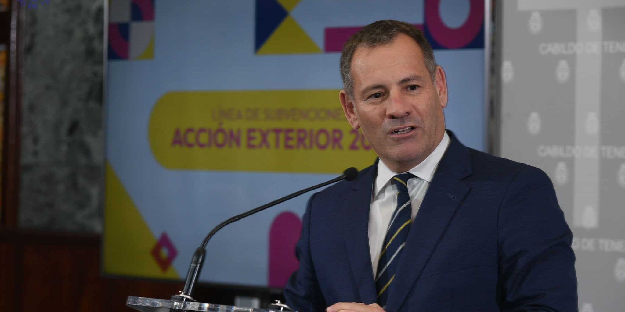 El director insular de Acción Exterior y Relaciones Institucionales, Pedro Gonzalez
