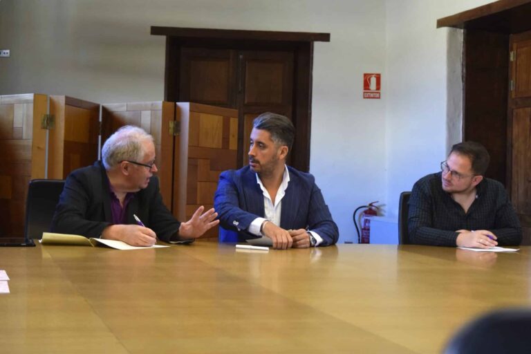 Julián Brito Serrador, Luis Yeray Gutiérrez y Adrián del Castillo