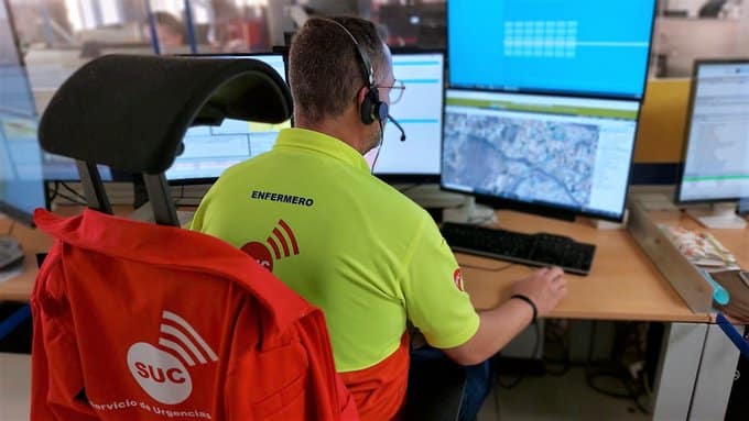 MOTORISTA HERIDO GRAVE TRAS SUFRIR UNA CAÍDA EN LA TF-1 A LA ALTURA DE EL ROSARIO 3-8-25