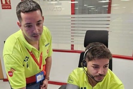 MUJER HERIDA TRAS LA COLISIÓN ENTRE UN MICROBUS Y UN VEHÍCULO EN YAIZA 5-8-25