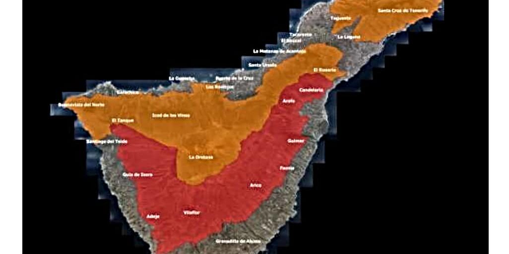 Mapa Tenerife-Medidas grado 3 y grado 2