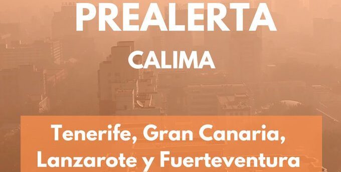 PREALERTA POR CALIMA EN TENERIFE E ISLAS ORIENTALES 9-8-25