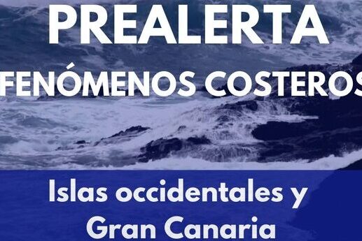 PREALERTA POR FENÓMENOS COSTEROS EN CANARIAS 21-8-25