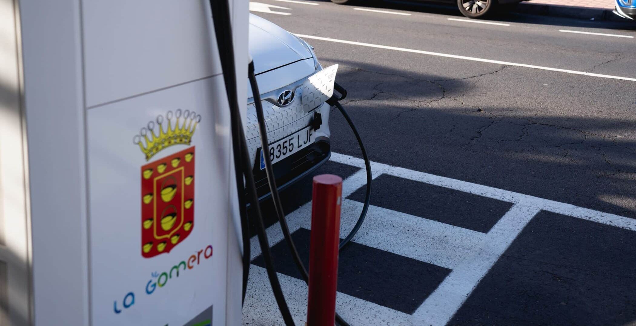 Punto de carga de vehículo eléctrico