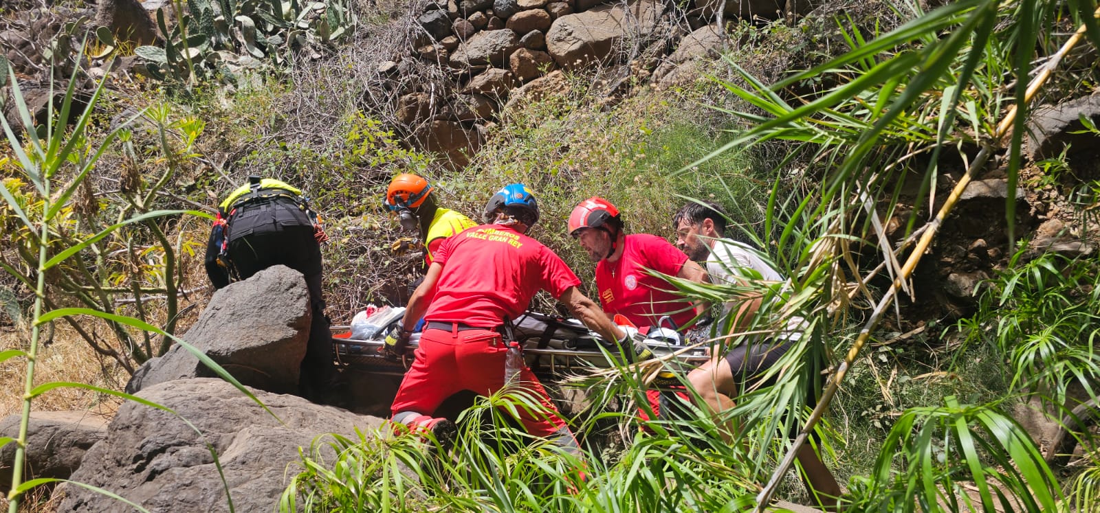 SENDERISTA HERIDO EN VALLE GRAN REY-LA GOMERA1 9-8-25