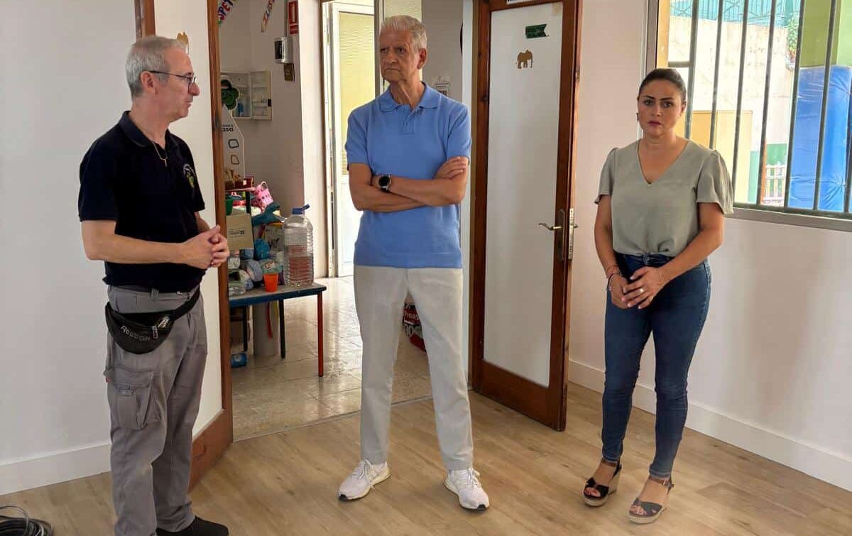 VISITA ALCALDE Y CONCEJALA DE SERVICIOS A OBRAS RAM