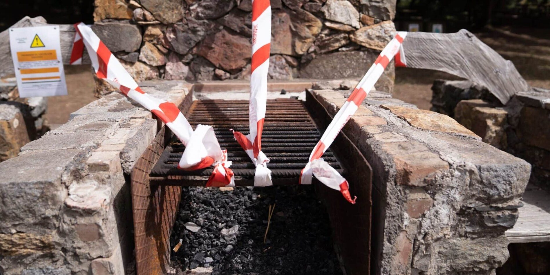 Zona Recreativa cerrada por altas temperaturas y riesgo de incendios