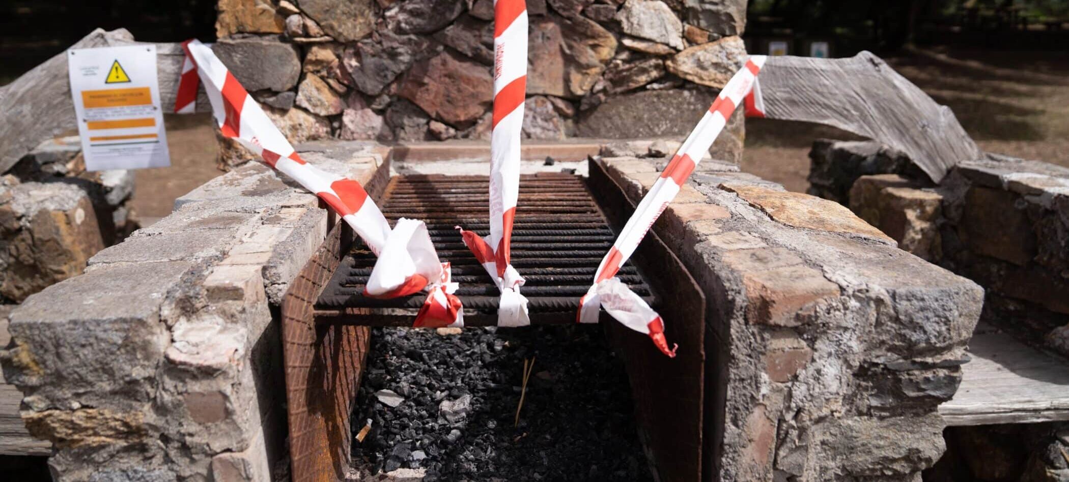 Zona Recreativa cerrada por altas temperaturas y riesgo de incendios
