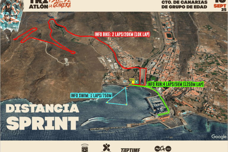 120925 Recorrido XXX Triatlón Isla de La Gomera
