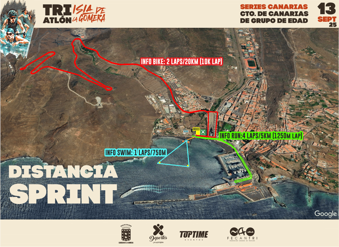 120925 Recorrido XXX Triatlón Isla de La Gomera