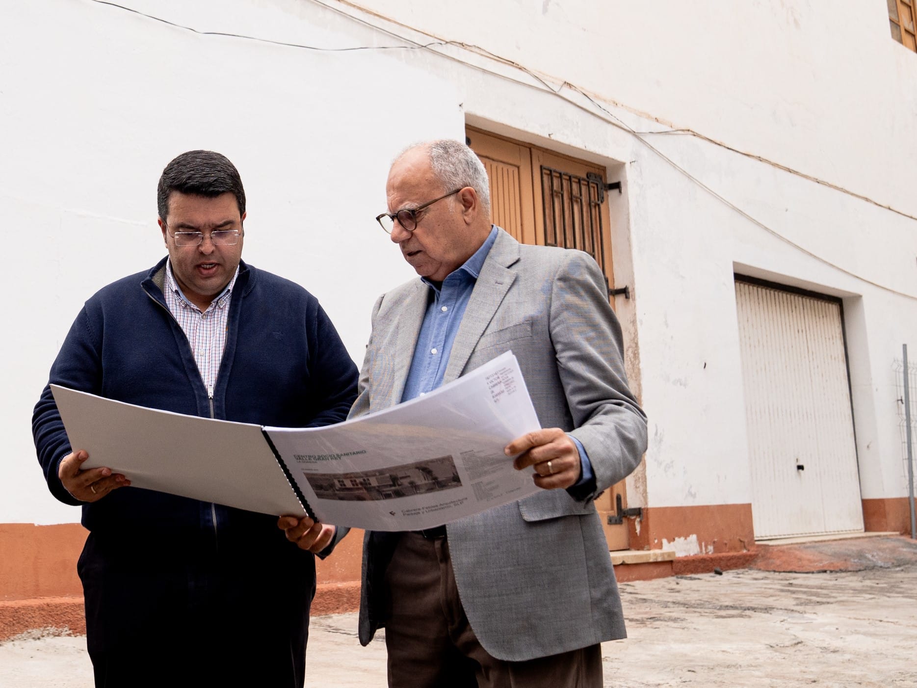 160925 El alcalde de Valle Gran Rey, Borja Barroso, y el presidente del Cabildo de La Gomera, Casimiro Curbelo