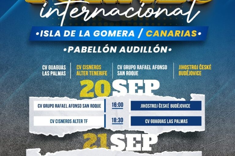 180925 Cartel Torneo Internacional de Voleibol Isla de La Gomera 2025