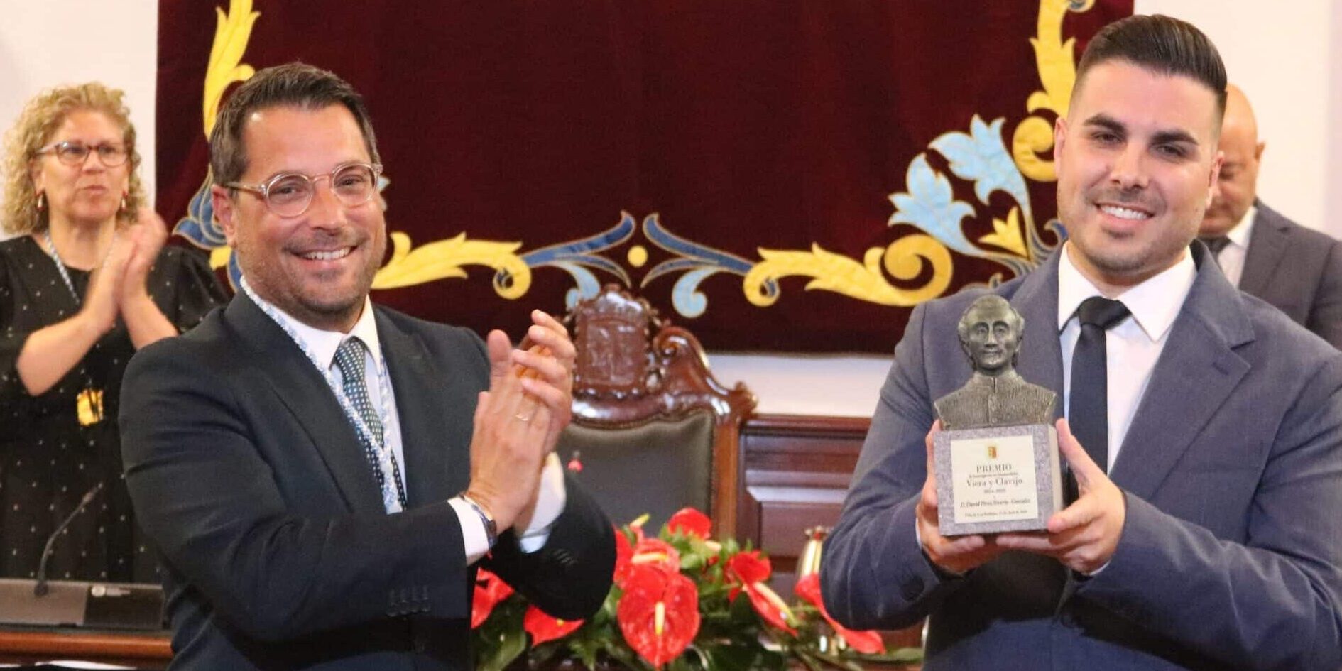 230425 Acto de entrega Premio Viera y Clavijo a David P�rez Siverio Gonz�lez (46)