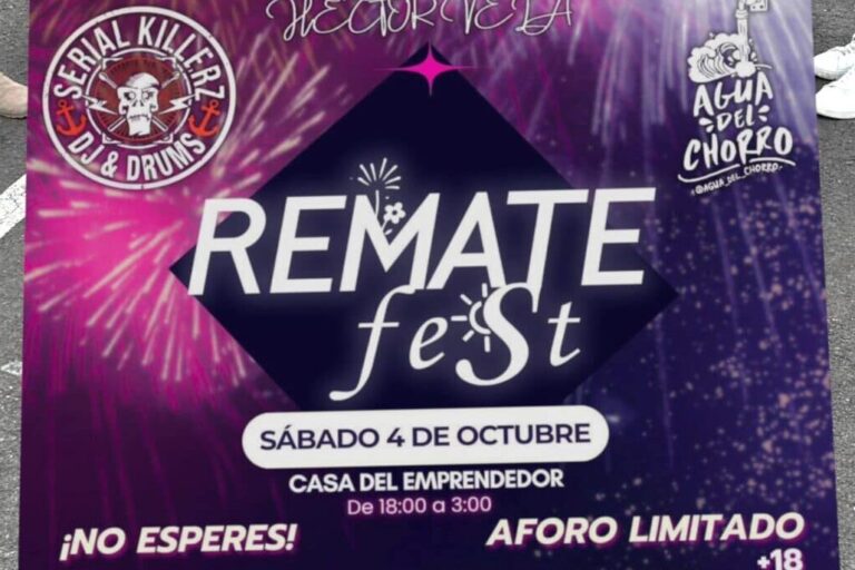 240925 Presentaci�n del evento REMATE FEST calles El Sol y El Medio 1