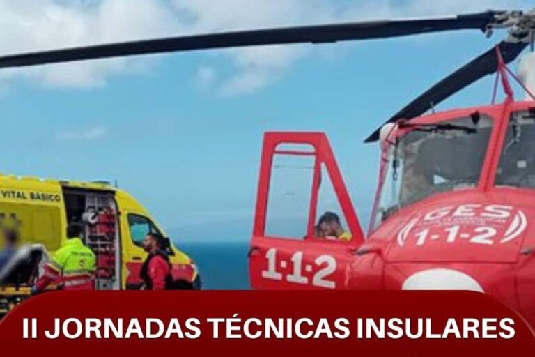 280925 Cartel II Jornadas Técnicas Insulares de Gestión, Preparación y Respuesta en Emergencias en La Gomera