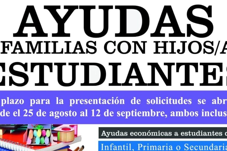 AYUDAS AL ESTUDIO EN EL AYUNTAMIENTO DE SAN MIGUEL DE ABONA 5-9-25