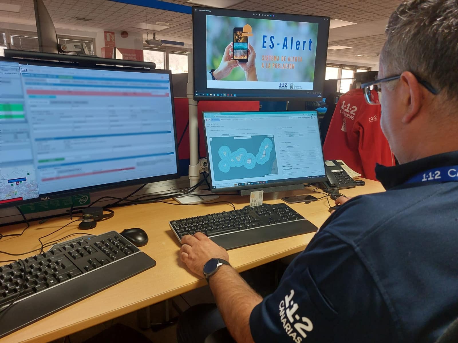 EL SISTEMA DE AVISO A LA POBLACIÓN EN CASO DE EMERGENCIA ES-ALERT SE PRUEBA HOY VIERNES EN TENERIFE 25-9-25