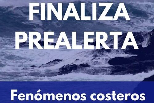 FINALIZA LA PREALERTA POR FENÓMENOS COSTEROS EN CANARIAS 3-9-25
