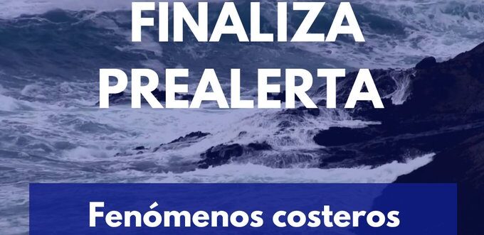 FINALIZA PREALERTA POR FENÓMENJOS COSTEROS EN CANARIAS 17-9-25