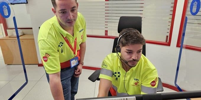 HOMBRE HERIDO GRAVE TRAS COLISIONAR CONTRA UN MURO EN LAS PALMAS 29-9-25