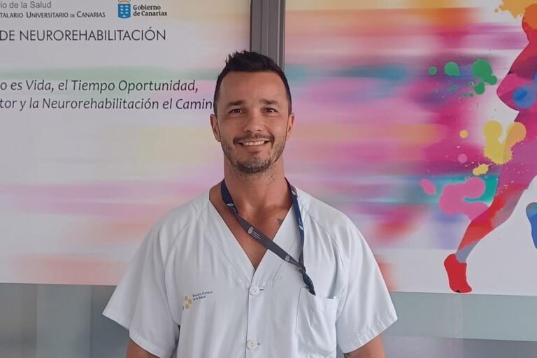 Isaac Padrón, fisioterapeuta HUC