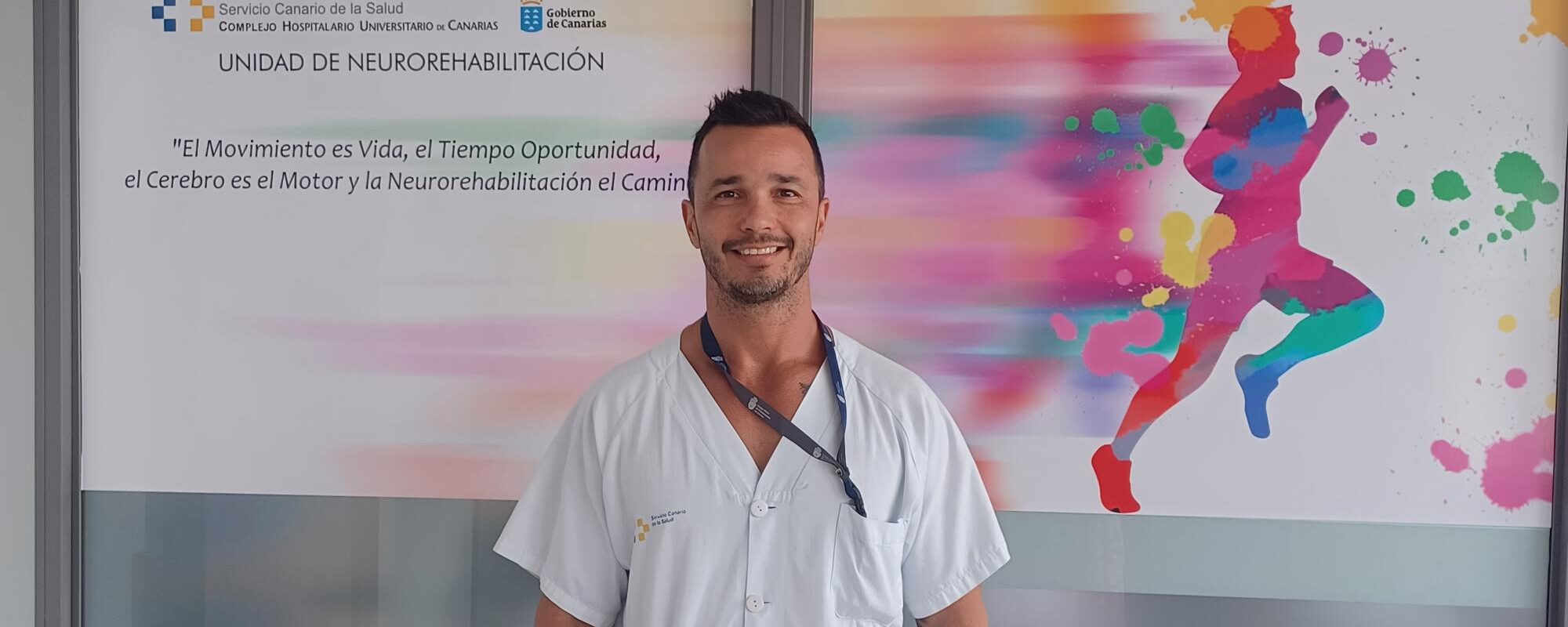 Isaac Padrón, fisioterapeuta HUC